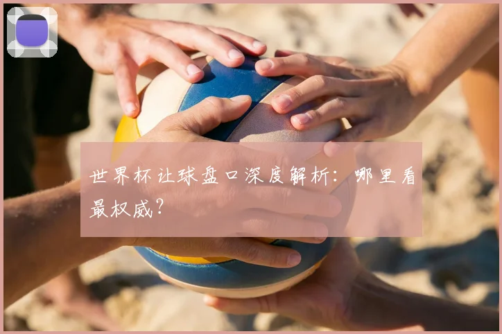 世界杯让球盘口深度解析:哪里看最权威?
